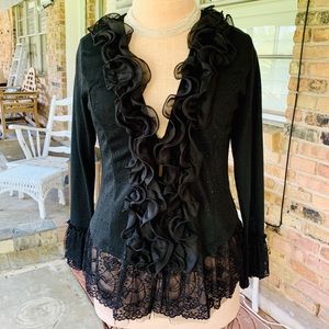 Pretty Angel Black Cardigan
